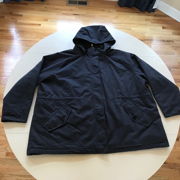BARBOUR WATERPROOF NAVY BOMBER JACKET - Picture 5 of 14